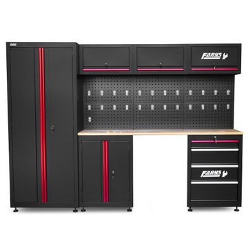 МЕБЕЛЬ ДЛЯ ГАРАЖНОЙ МАСТЕРСКОЙ КНИЖНЫЙ ШКАФ ДЛЯ ПОДВАЛА МАСТЕРСКАЯ 13 ЭЛЕМЕНТОВ.