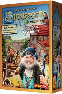 Carcassonne 5 rozszerzenie Opactwo i burmistrz