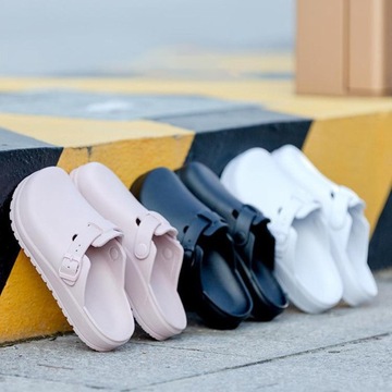 Damskie buty do karmienia EVA, kapcie antypoślizgowa platforma sanitarna biała 39 39