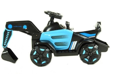 АККУМУЛЯТОРНЫЙ ЭКСКАВАТОР ДЕТСКИЙ LED MP3 TRAK-SX-4-BLUE