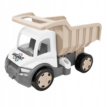 DUŻA BEŻOWA WYWROTKA GIGANT TRUCK MAX 150KG WADER
