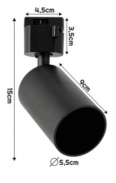 Комплект из 4 ламп SPOT REFLECTOR GU10 для рельса 1f BUS 2m рельса