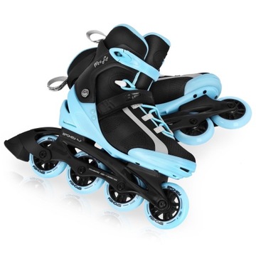 Rolki łyżworolki damskie fitness wyczynowe r.39
