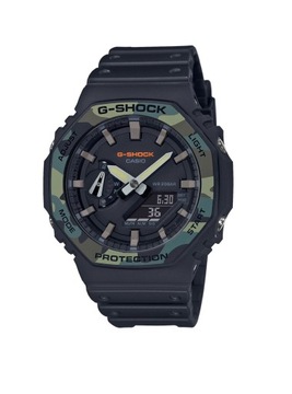 Zegarek Casio męski GA-2100SU-1AER g-shock wodoszczelny moro czarny