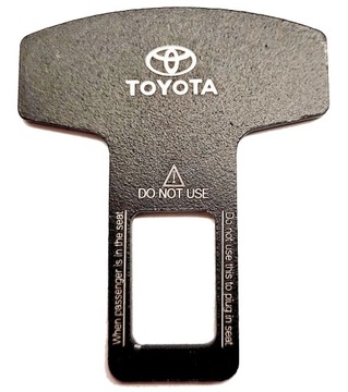 Zaślepka wtyczka do pasa pasów z logo TOYOTA.