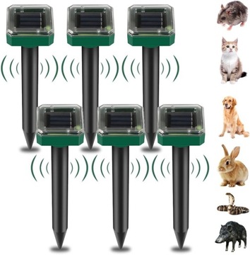 ОТПУСКАТЕЛЬ СОЛНЕЧНЫХ КРОТОВ, 2 ШТ., ВОДОНЕПРОНИЦАЕМЫЙ IP65, ДЛЯ ПОЛЕВОК, МЫШЕЙ