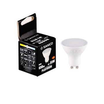 Żarówka LED GU10 b.neutralna 650lm 4000K