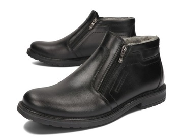 Ботинки челси ПОЛЬСКАЯ ЗИМНЯЯ ОБУВЬ 336/2 ЧЕРНЫЙ 42