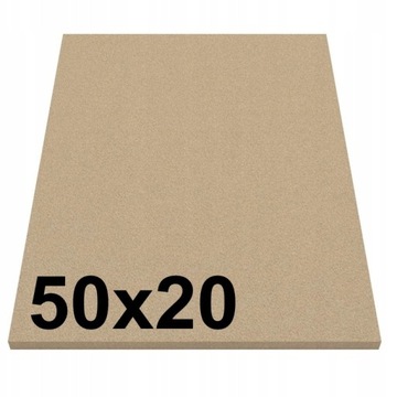 PŁYTA WERMIKULITOWA ŻAROODPORNA IZOLATOR 50X20 CM
