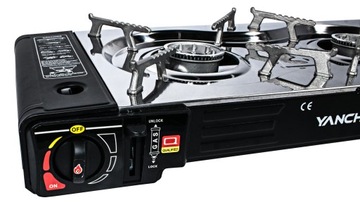 ДВОЙНАЯ ТУРИСТИЧЕСКАЯ ГАЗОВАЯ ПЛИТА + 4 ГАЗА