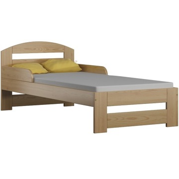 Кровать Timi S односпальная 160x80 с ДЕРЕВЯННЫМ каркасом