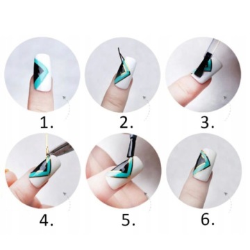 Нить для ногтей золотая