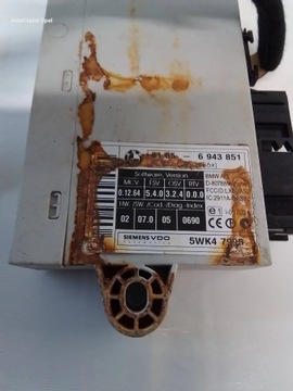 BMW 6 E63 E64 MODUL ŘÍZENÍ CAS 6943851
