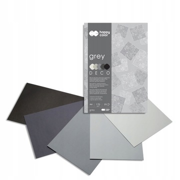Blok DECO GREY A4/60K 170g