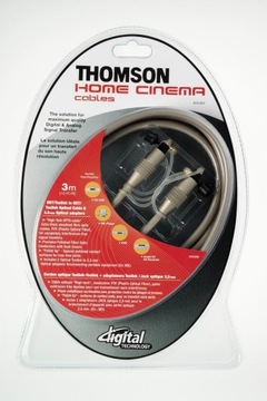 Kabel optyczny THOMSON KHC009 złoty 3m +2 przejści