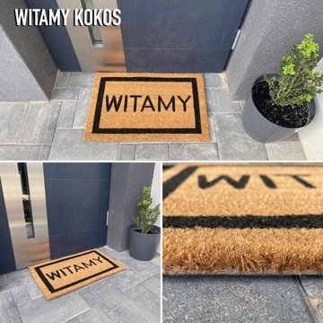 Толстый кокосовый коврик для улицы 40x60 MIX