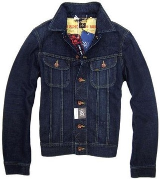 Męska kurtka jeansowa LEE RIDER JACKET L888ATGJ r. S
