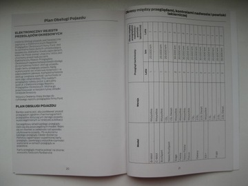 Польская сервисная книжка Форд Сервис Форд 2017