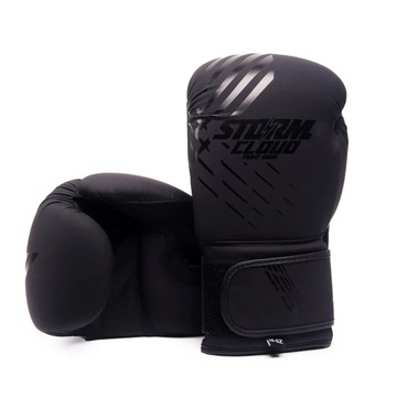 StormCloud Rękawice bokserskie Lynx Czarno-Czarne 12oz