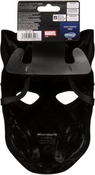 Maska lateksowa z hełmem Czarnej Pantery Halloween