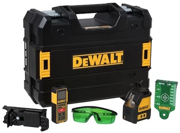 Laser krzyżowy DeWalt Zestaw - zielony laser krzyż
