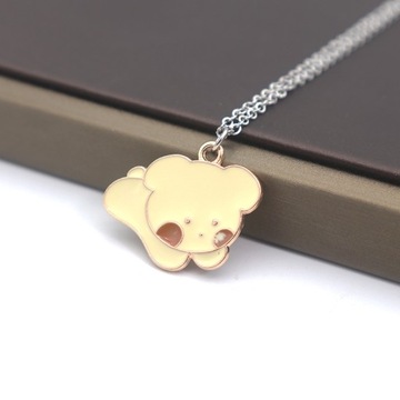 Doraemon Cartoon Color Necklace Stainless Steel