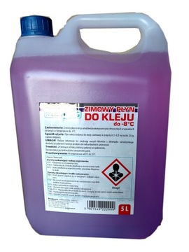 PLASTYFIKATOR ZIMOWY PŁYN DO KLEJU 5L do -8°C