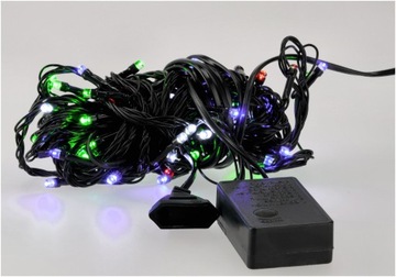 Рождественская елочная гирлянда 100LED Цепочка Многоцветная внутренняя внешняя 8,5м