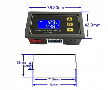 КОНТРОЛЛЕР ЗАРЯДА И РАЗРЯДА ДЛЯ ЗАЩИТЫ АККУМУЛЯТОРА XY-CD60