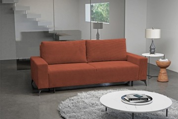 Kanapa sofa z funkcją spania rozkładana sztruks FOREST