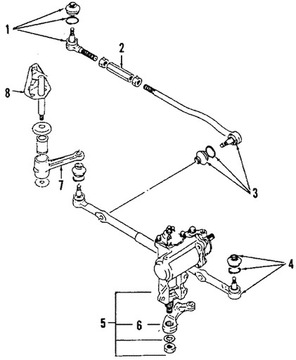 DRŽÁK TYČÍ ŘÍDÍCÍ SUZUKI VITARA