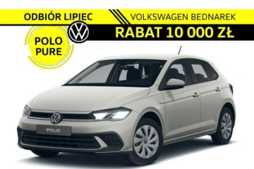 Volkswagen Polo VI Hatchback 5d Facelifting 1.0 MPI 80KM 2026 Volkswagen Polo Nowa wersja Pure! 1.0 MPI 80 KM -