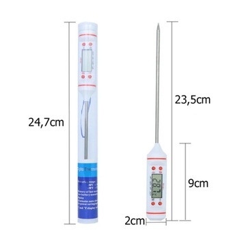 Электронный кухонный термометр с ЖК-дисплеем -50°C +300°C