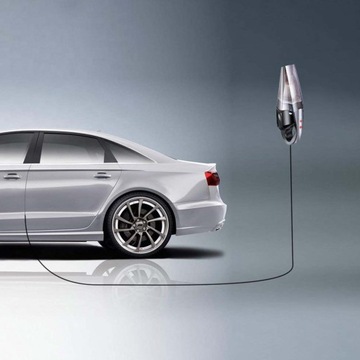 МОЩНЫЙ автомобильный пылесос с фонариком HEPA-фильтр 12В 120Вт + мешок и насадки