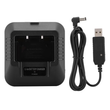 НАСТОЛЬНОЕ ЗАРЯДНОЕ УСТРОЙСТВО ДЛЯ BAOFENG UV5R + БЛОК ПИТАНИЯ USB