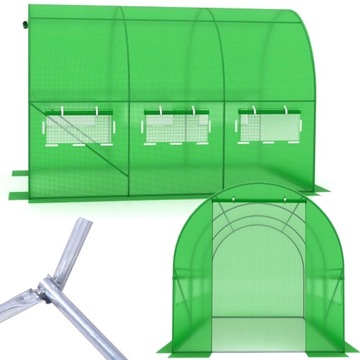 Туннель из фольги для огорода, ЗАКРЫТЫЙ, ПРОЧНЫЙ, БОЛЬШОЙ