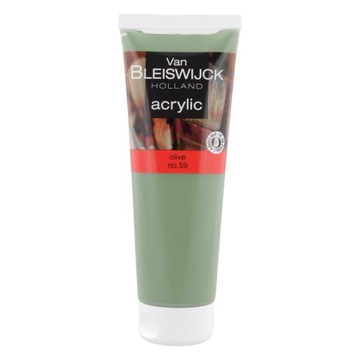 Farba akrylowa Van Bleiswijck 250ml oliwkowy