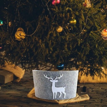 Pierścień do spódnicy choinkowej Dekoracja świąteczna Podstawa choinki 100 cm x 18 cm