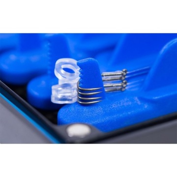 Коробка для направляющей для методной подачи Preston Mag Store, коробка с крючками длиной 10 см