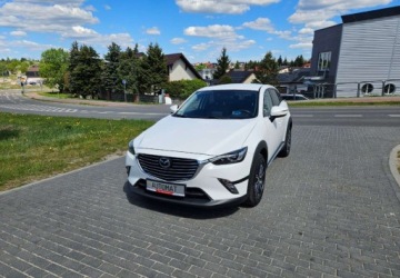 Mazda CX-3 Crossover 1.5 SKY-D 105KM 2018 Mazda CX-3 4x4 Automat Biala Perla Kamera Navi Skora Full LED 1.5 Diesel, zdjęcie 2