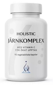 Holistic JärnKomplex (żelazo + wit C) 90 kapsułek