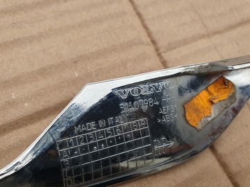 CHRÓM LIŠTA NÁRAZNÍKU ZADNÍ PRAVÁ VOLVO XC60 II 31407984