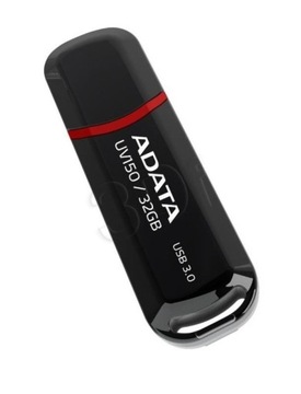 Pendrive ADATA UV150 AUV150-32G-RBK (32GB; USB 3.0