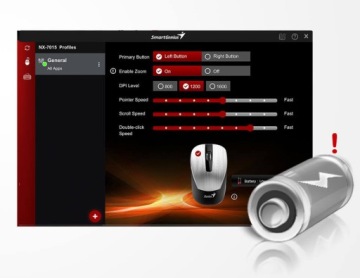Беспроводная мышь Genius NX-7015, любая поверхность