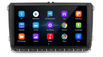 РАДИО 2DIN ЭКРАН 9 НАВИГАЦИЯ VW PASSAT ANDROID USB