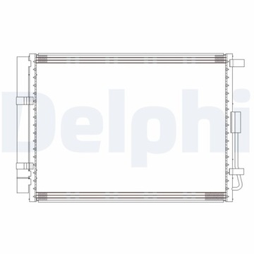 DELPHI CF20304 KONDENZÁTOR KLIMATIZACE