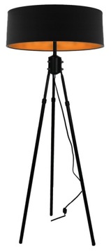LAMPA STOJĄCA PODŁOGOWA TRÓJNÓG ABAŻUR 45CM LED