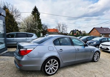 BMW Seria 5 E60 2005 BMW Seria 5 BENZYNA R6 177KM SKORA automat atrakcyjny wyglad okazja, zdjęcie 12