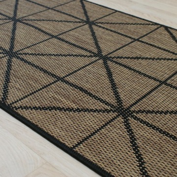 Дорожка прорезиненная, нить сизаль 67 см УЗОРЫ