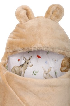 OTULACZ DO FOTELIKA WÓZKA NOSIDEŁKA ZAPINANY CIEPŁY BAWEŁNA PLUSZ BABYMAM